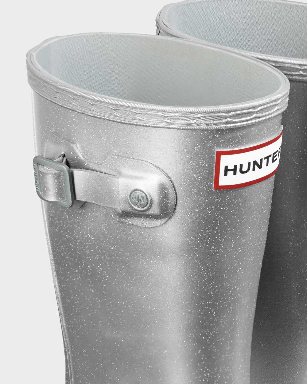 Hunter Original Big Cosmic Kids Rain Boots NZ-10269D Silver